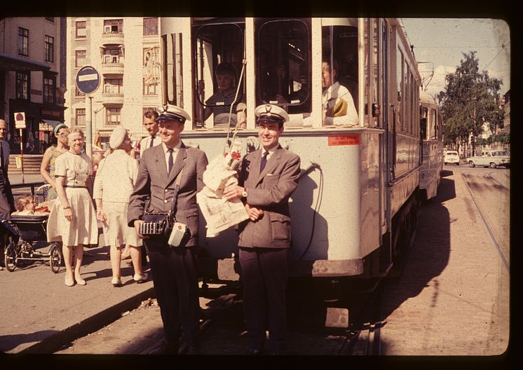 Historisk bilde fra Majorstuen 1960-tallet