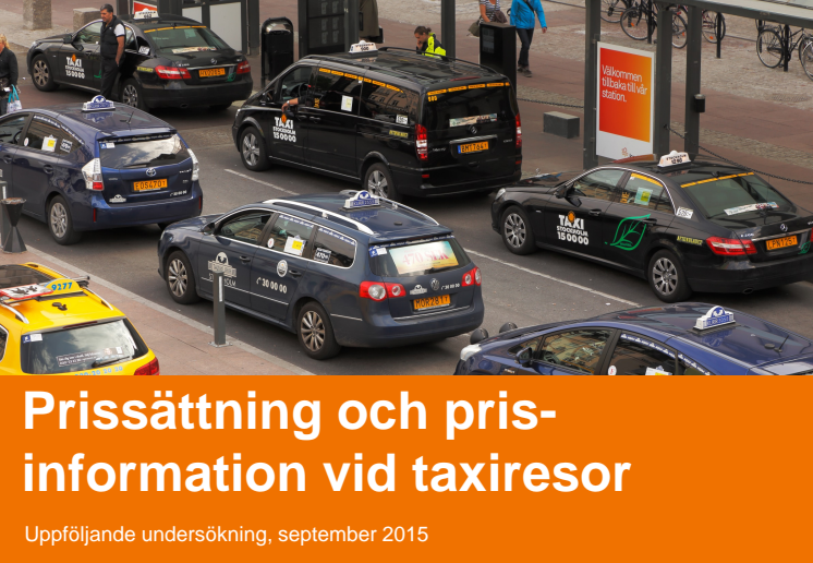 Prissättning och information vid taxiresor - Intermetra