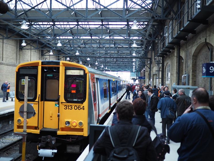 Class 313 at King's Cross