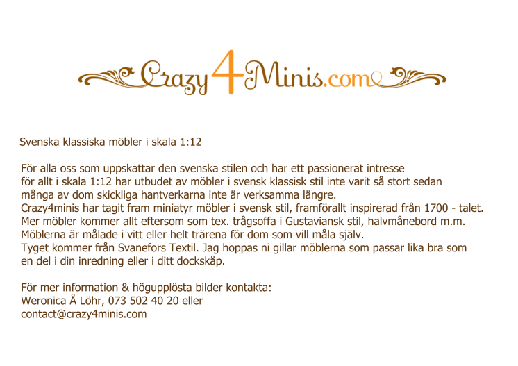 Crazy4minis - Svenska Klassiker