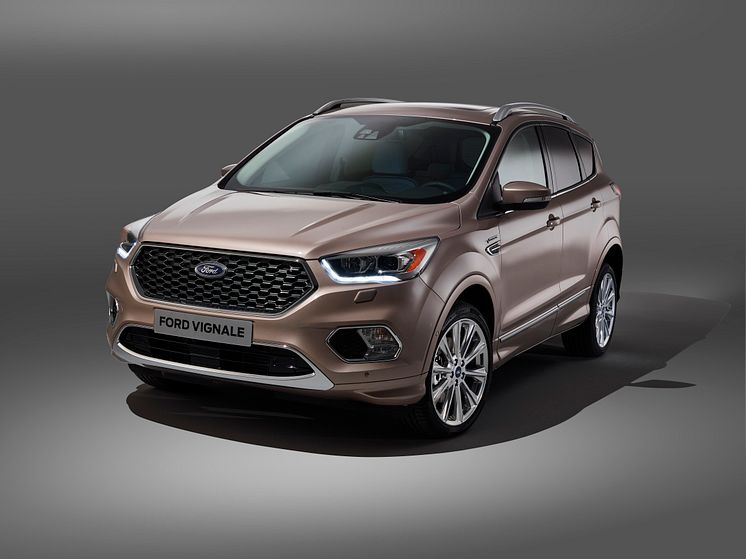 Bemutatkozik a sorozatgyártásra kész Ford Kuga Vignale. A Ford Vignale termék- és fogyasztói élmény egy exkluzív kivitelű SUV-modellel gazdagodik