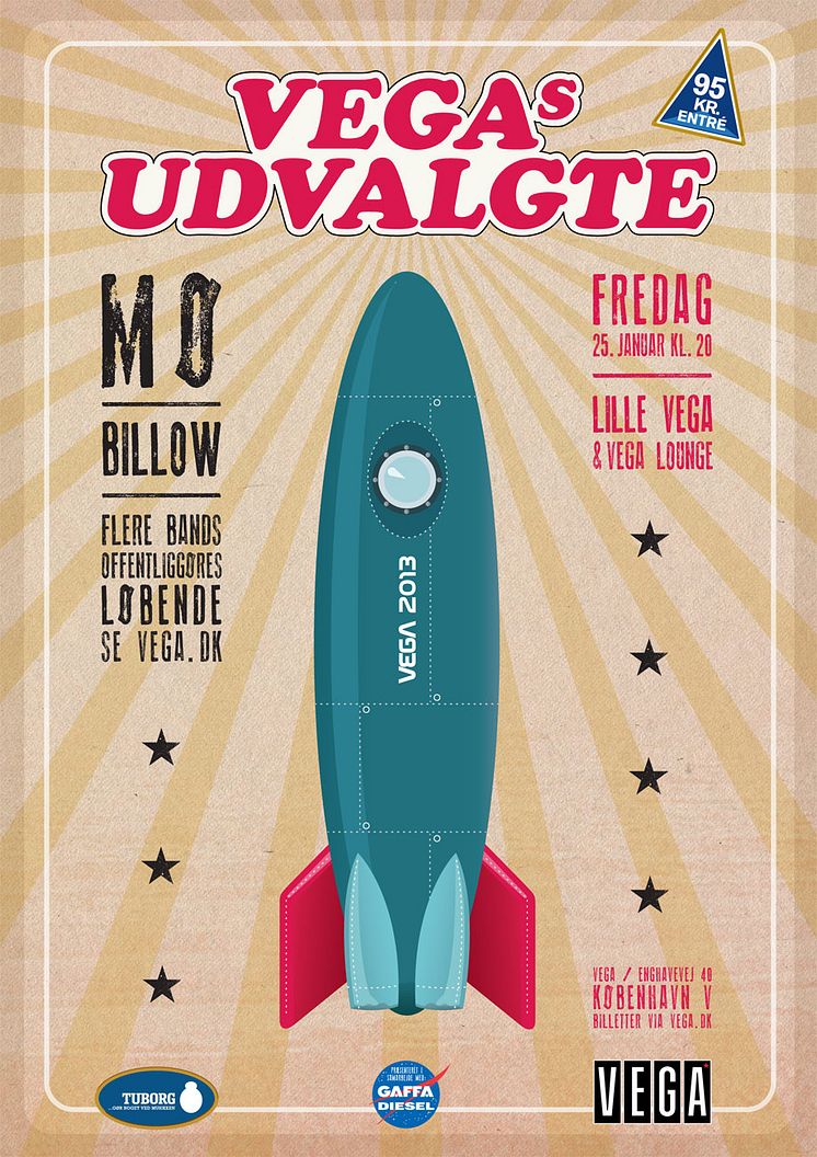 VEGAs Udvalgte 2013 - plakat