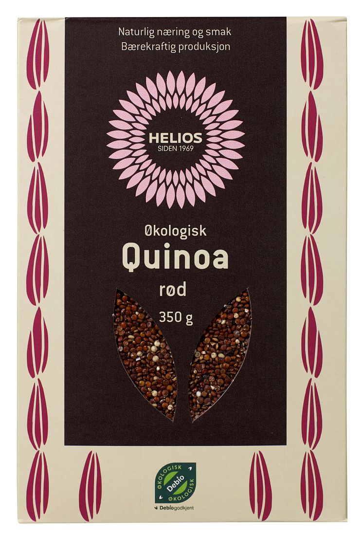 Helios quinoa rød økologisk 350 g