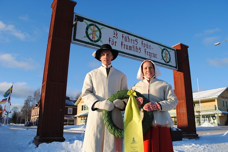 Kransmas och kranskulla i Vasaloppet 2011