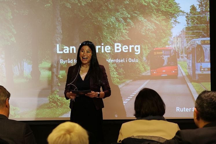 Byråd for miljø og samferdsel i Oslo kommune, Lan Marie Berg.