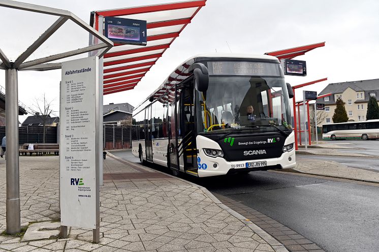 Scania Citywide mit Hybridantrieb