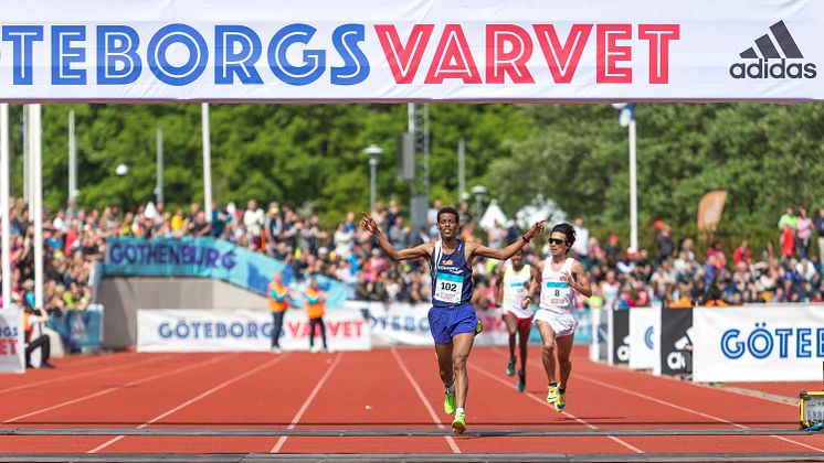 Abraham Adhanom - svensk mästare halvmaraton 2016