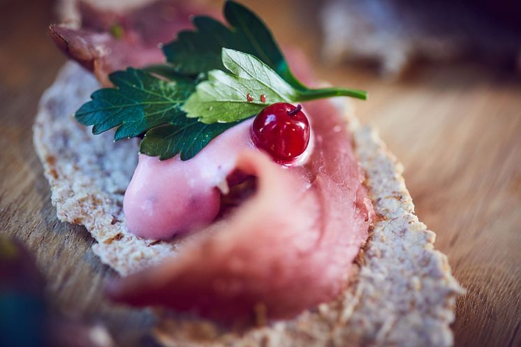 Im norwegischen Restaurant auf dem Messegelände können Besucher eigens kreierte Menüs probieren. 