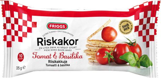 Friggs Riskakor Snackpack Tomat o basilika 