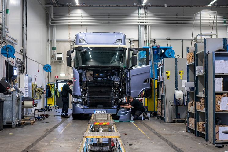 Scania Wartung mit flexiblen Plänen_Werkstatt in Göteborg