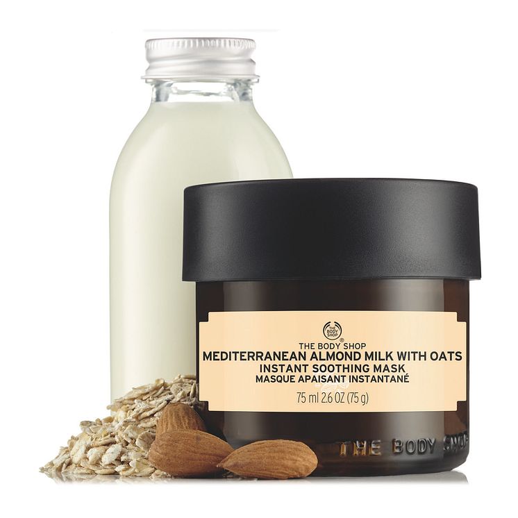 Mediterranean Almond Milk with Oats Instant Soothing Mask, 75ml