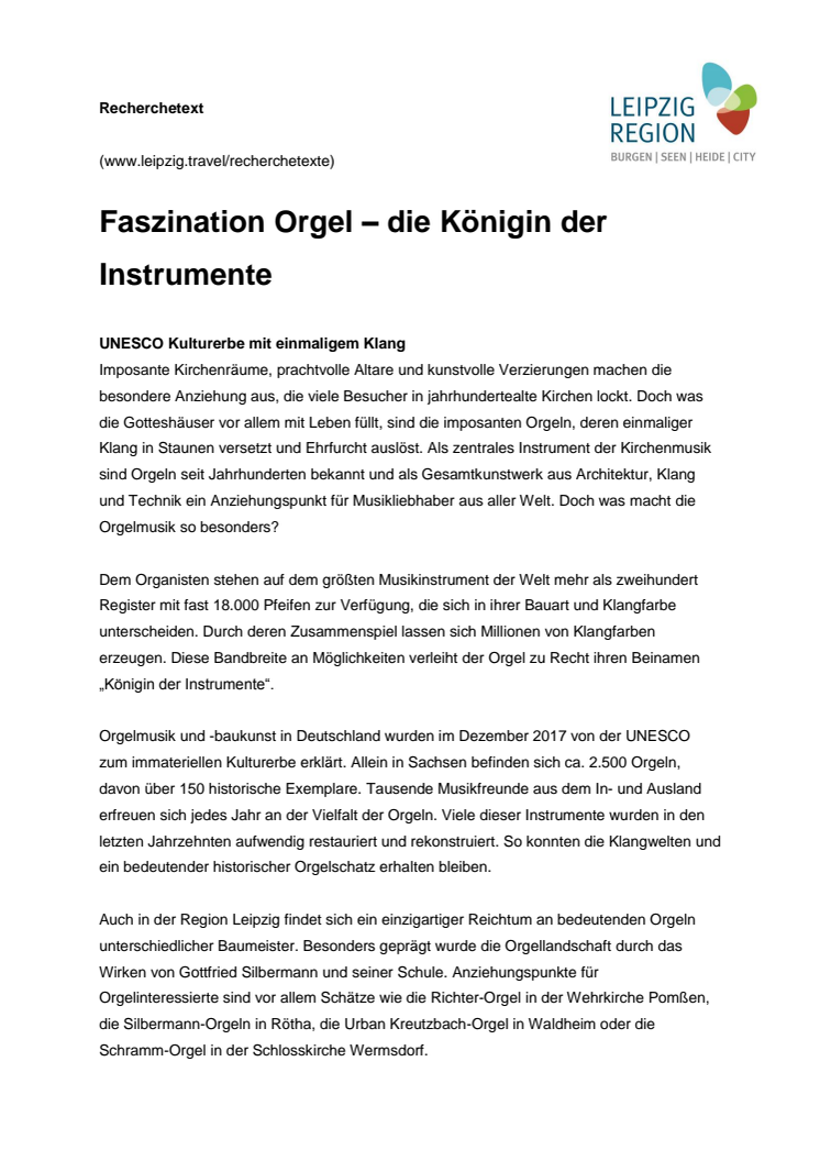 Faszination Orgel