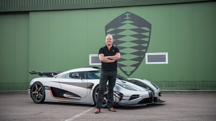 Christian von Koenigsegg and supercar One:1