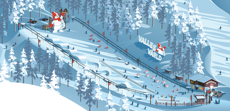 The world of Valle - SkiStar's kids' koncept