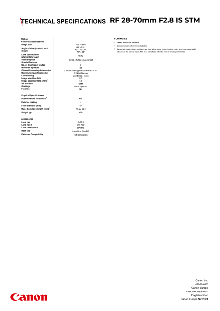 Teknisk specifikation Canon RF 28-70mm F2.8 IS STM.pdf