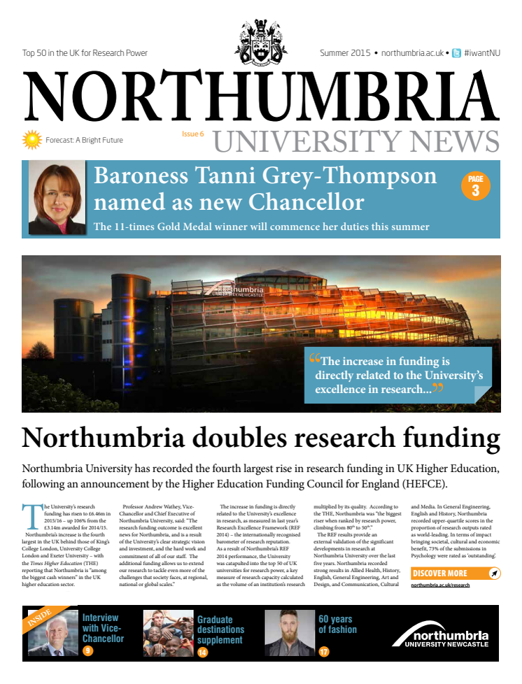 Northumbria University News Issue 6