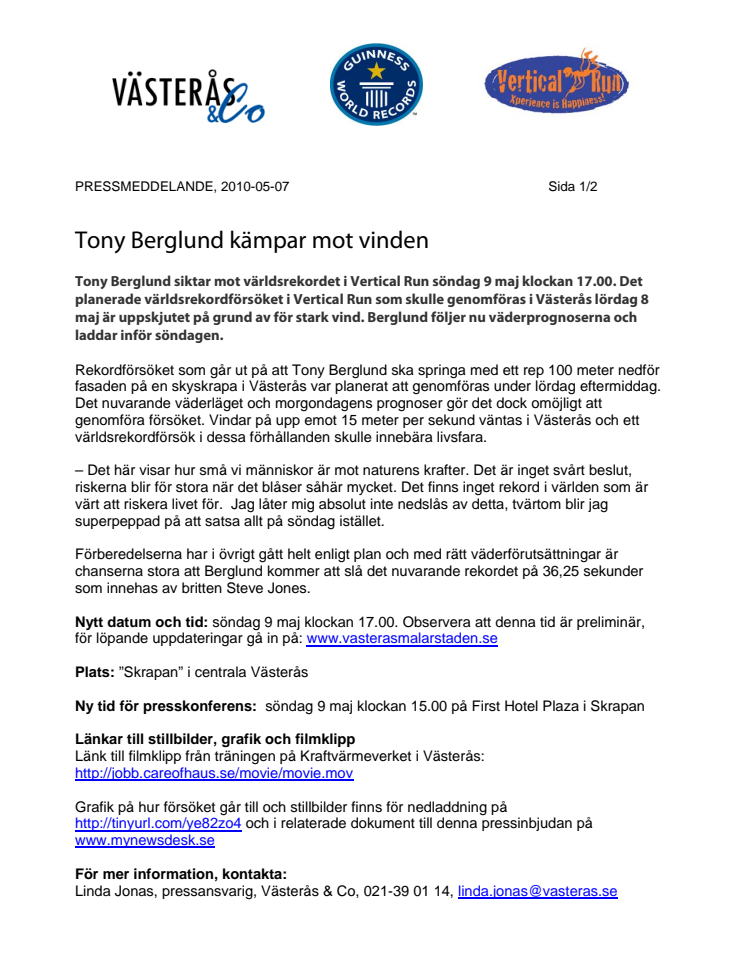 Tony Berglund kämpar mot vinden