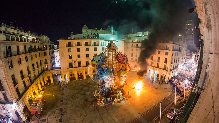 Festivalen Hogueras de San Juan i Alicante (2)
