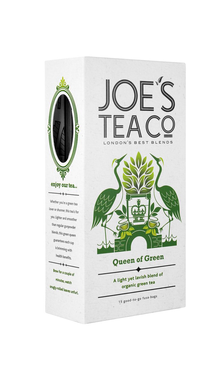 NYHET – grönt ekologiskt Ceylonte från Joe’s Tea