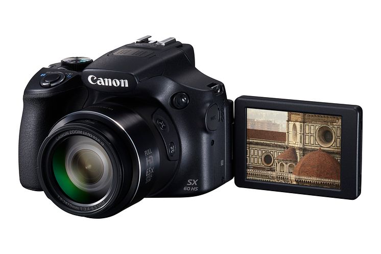 Canon PowerShot SX60 HS skärm