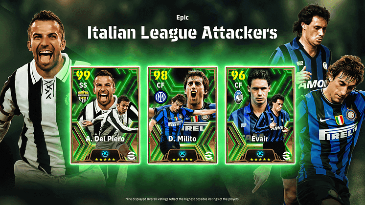 eFootball Season 4_Epic Italian League Attackers