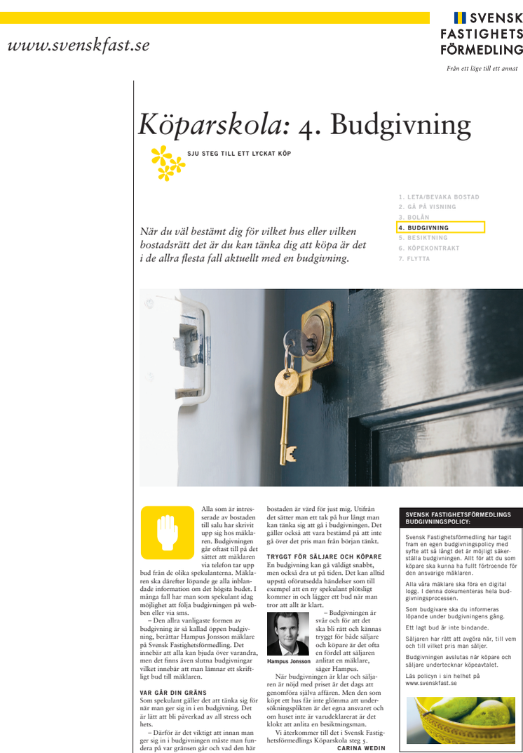 Köparskola: 4. Budgivning