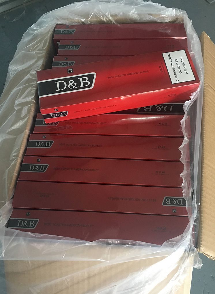 Op Brut cigarettes seized by HMRC in Manchester