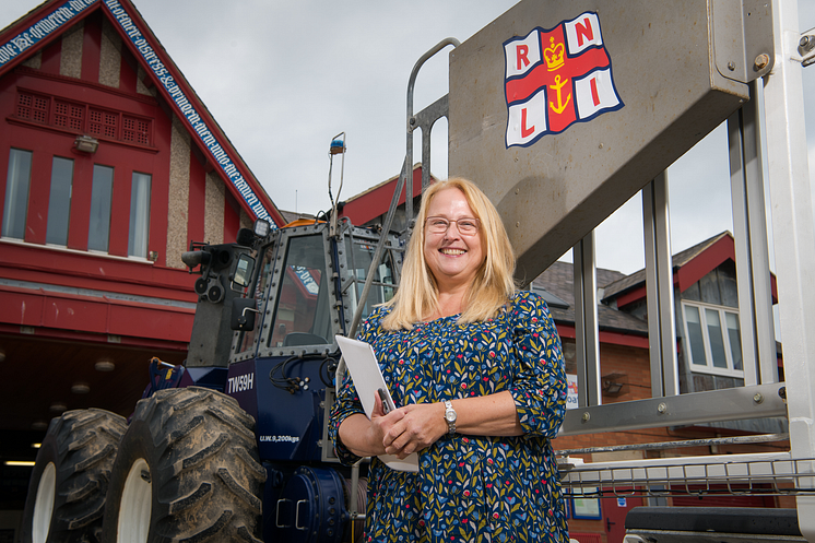 Kay Heslop at RNLI Cullercoats 