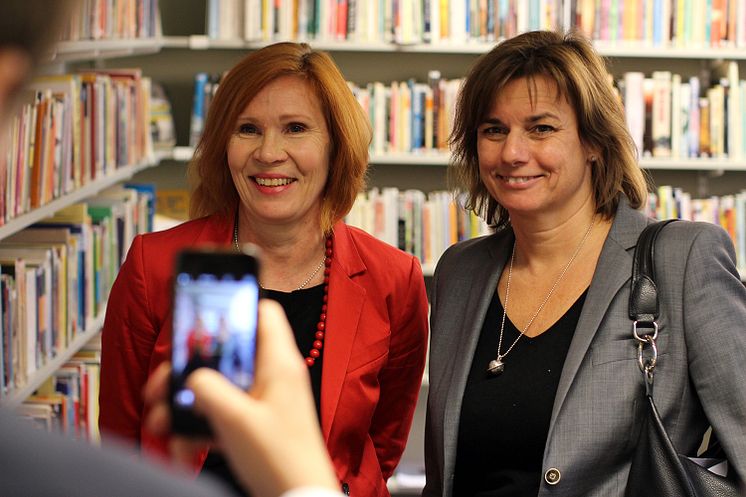 Iina Soiri and Isabella Lövin