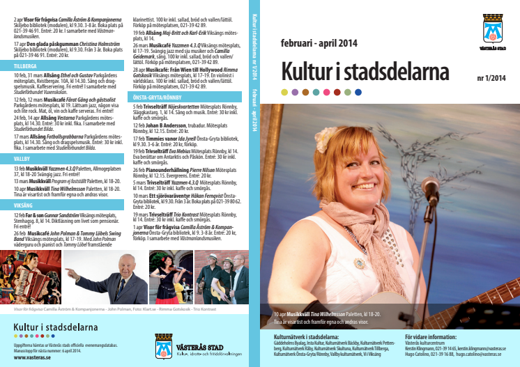 Kultur i stadsdelarna nr 1 2014