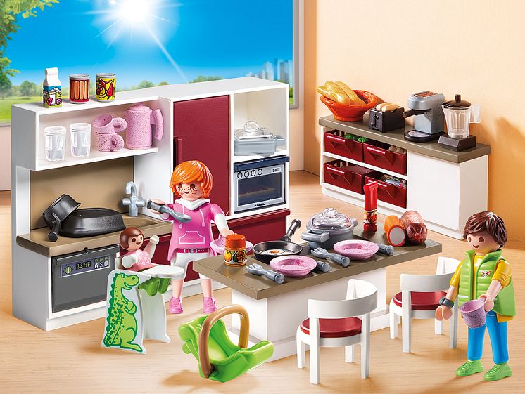 PLAYMOBIL Große Familienküche