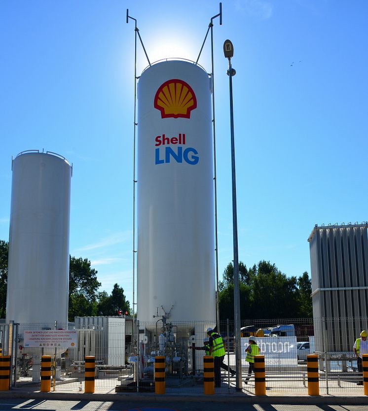 LNG-Tankanlage von Shell