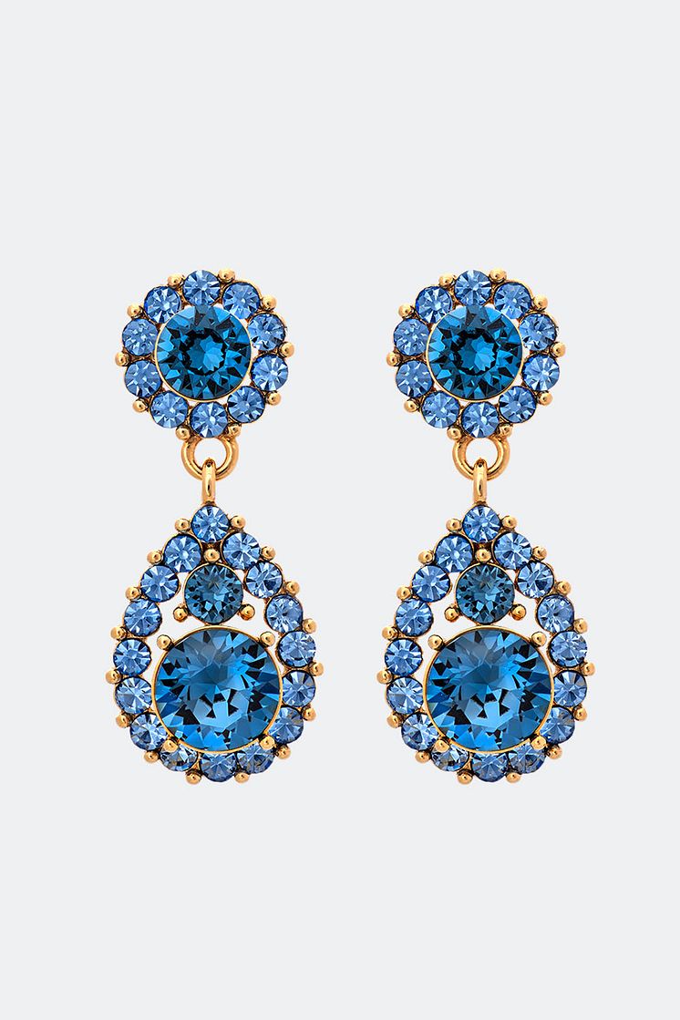 Sofia earrings - Royal blue - 549 kr