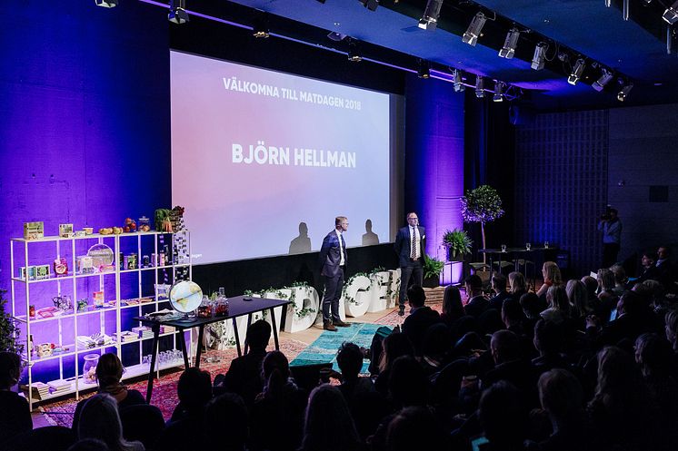 Björn Hellman, vd på Livsmedelsföretagen, Matdagen 2018