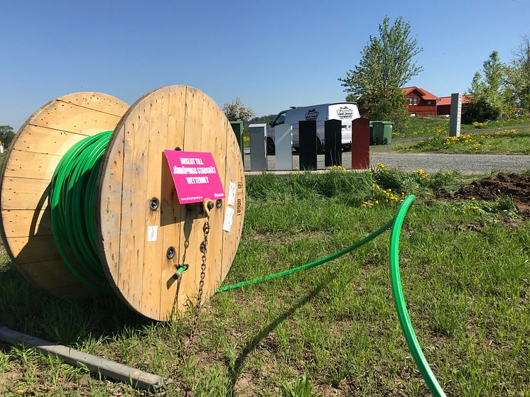 Utbyggnad fiber Jönköping Stadsnät Wetternet