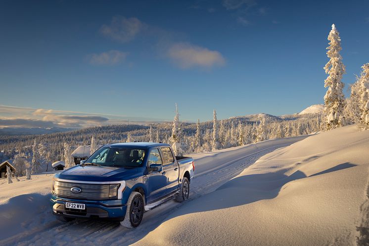 Ford F-150 Lightning Norge vinter 2023