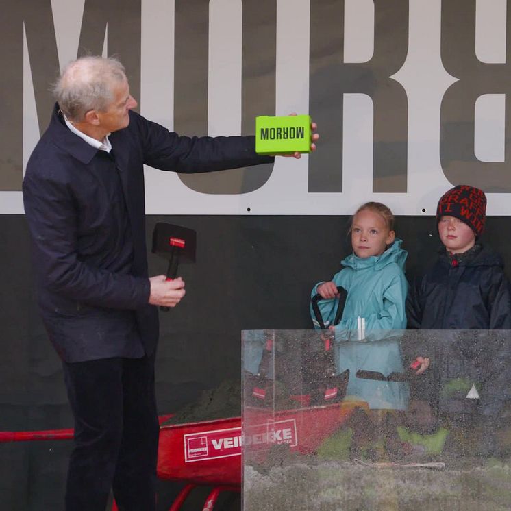 Cornerstone ceremony at Battery Cell Factory 1 with the Norwegian Prime Minister Jonas Gahr Støre