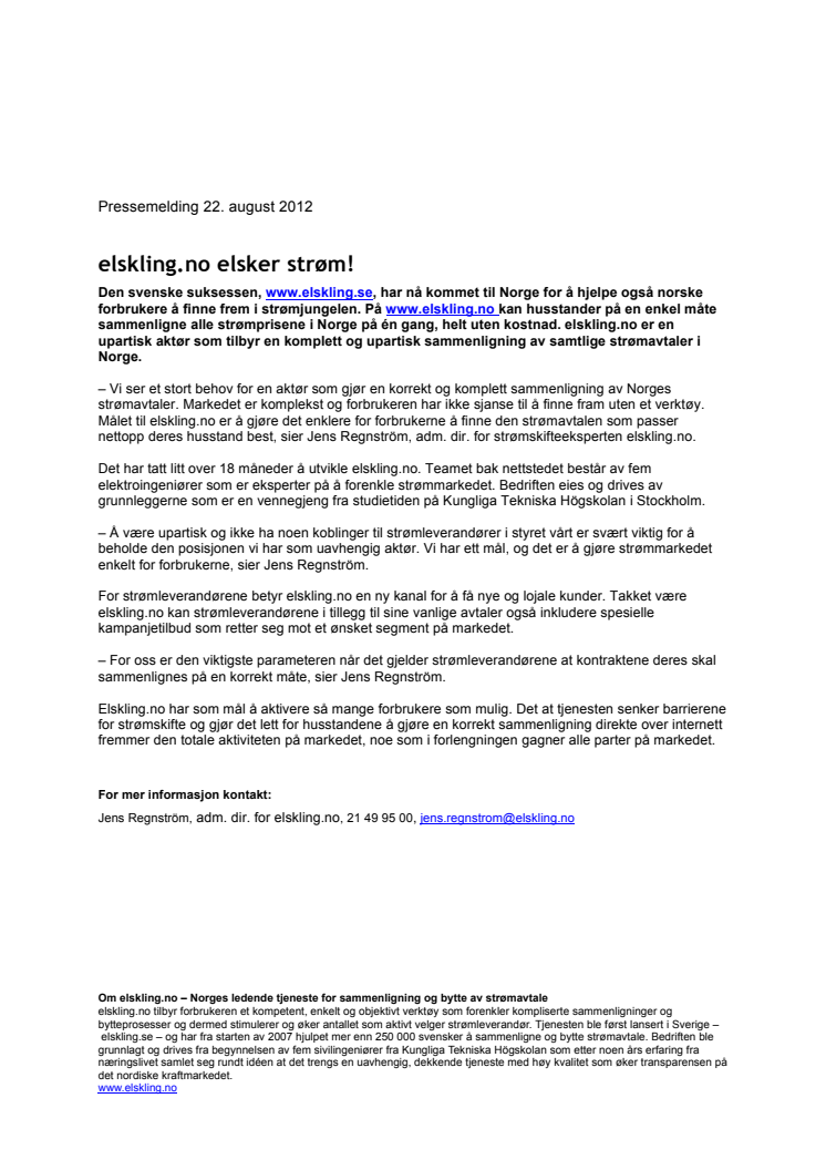 elskling.no elsker strøm!