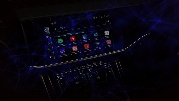 Audi integrerer app portal (store)