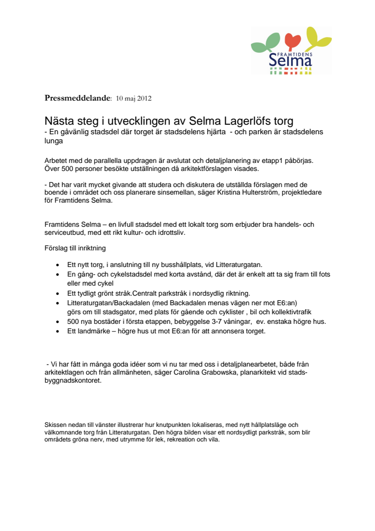 Nästa steg för Framtidens Selma