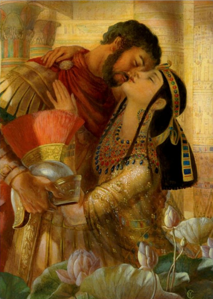 Kleopatra och Marcus Antonius