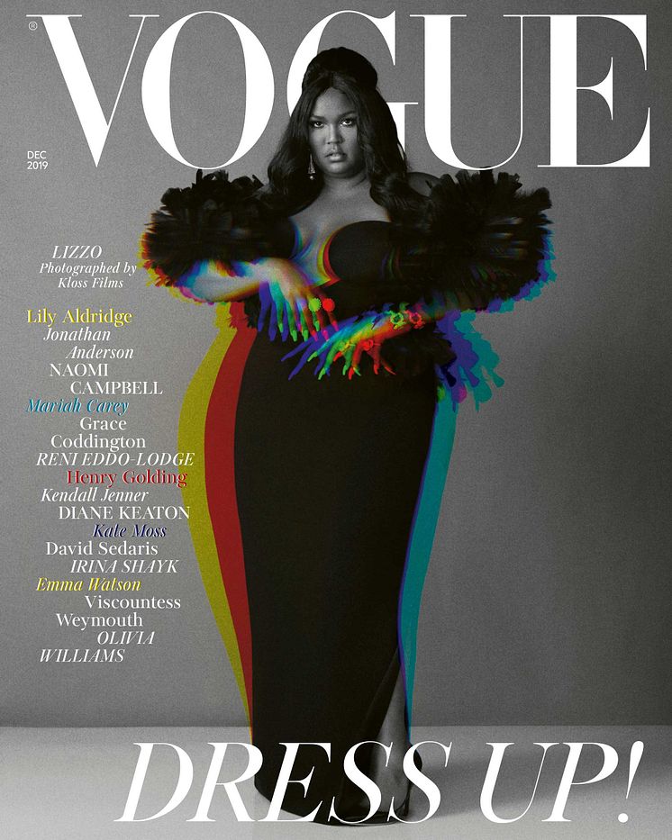 Alec Maxwell’s British Vogue December 2019 cover featuring American singer and performer, Lizzo..jpg
