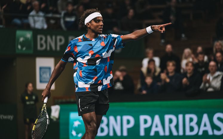 Elias Ymer at the BNP Paribas Nordic Open 2023