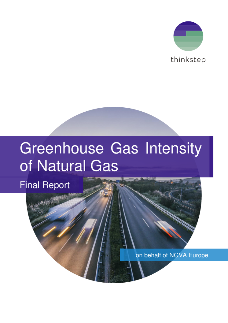 Greenhouse Gas Intensity of Natural Gas