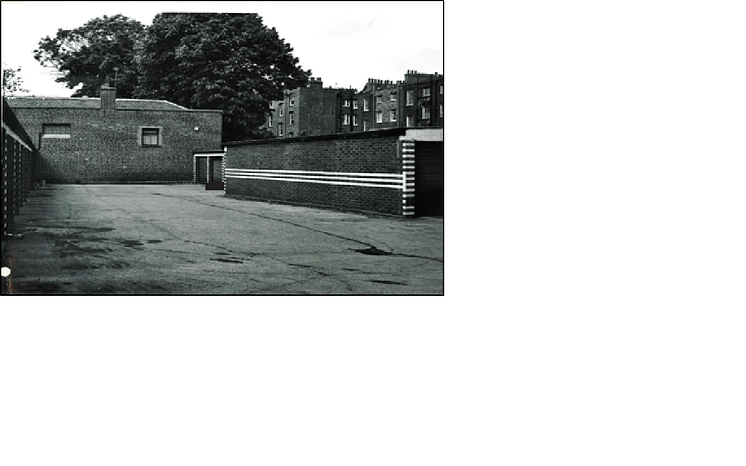 Garages where Eileen Cotter's body was found