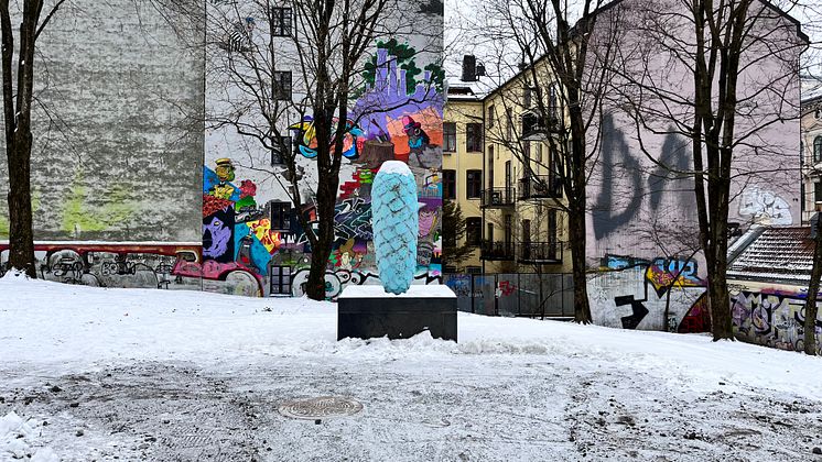 Vannkongle av Kristian Blystad, Klosterenga park