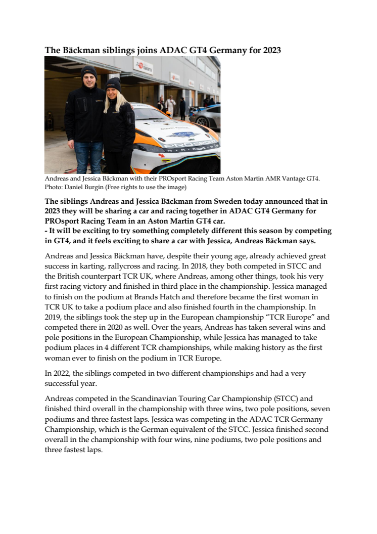 230309 ENG Pressrelease, ADAC GT4 Germany Announcement.pdf
