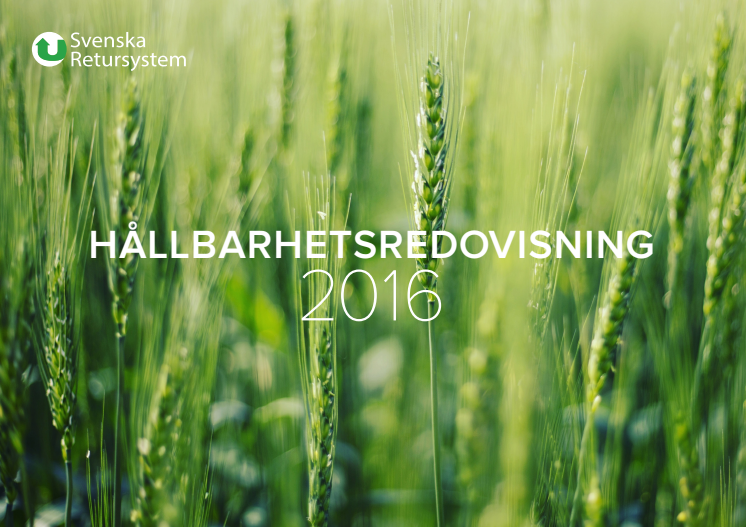 Hållbarhetsredovisning 2016