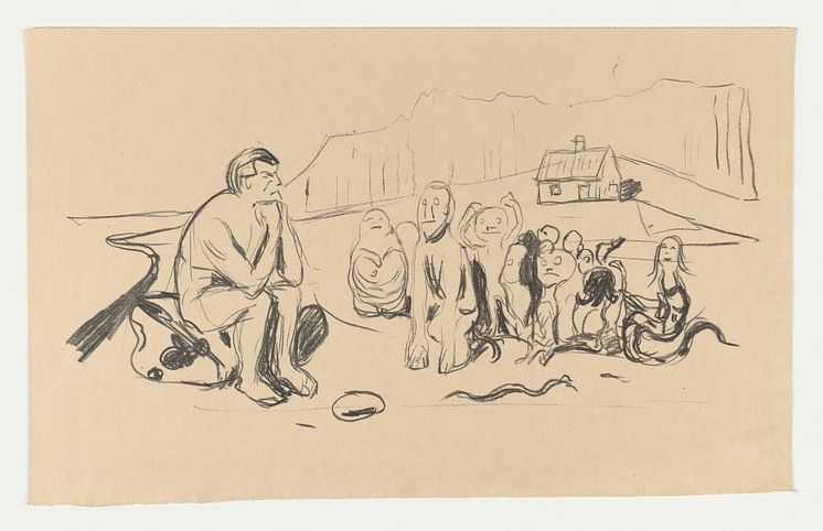 Edvard Munch: Alfas avkom / Alpha's Progeny (1908-1909)