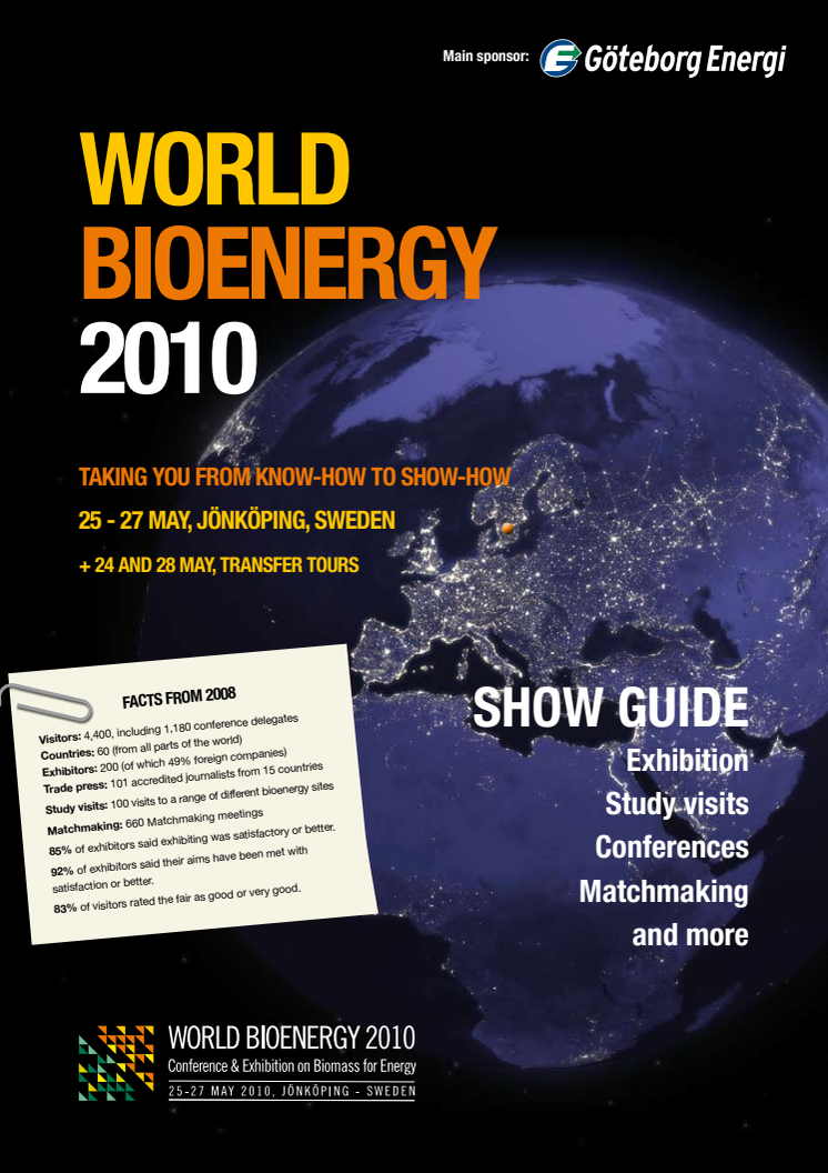 World Bioenergy 2010 Final Show Guide